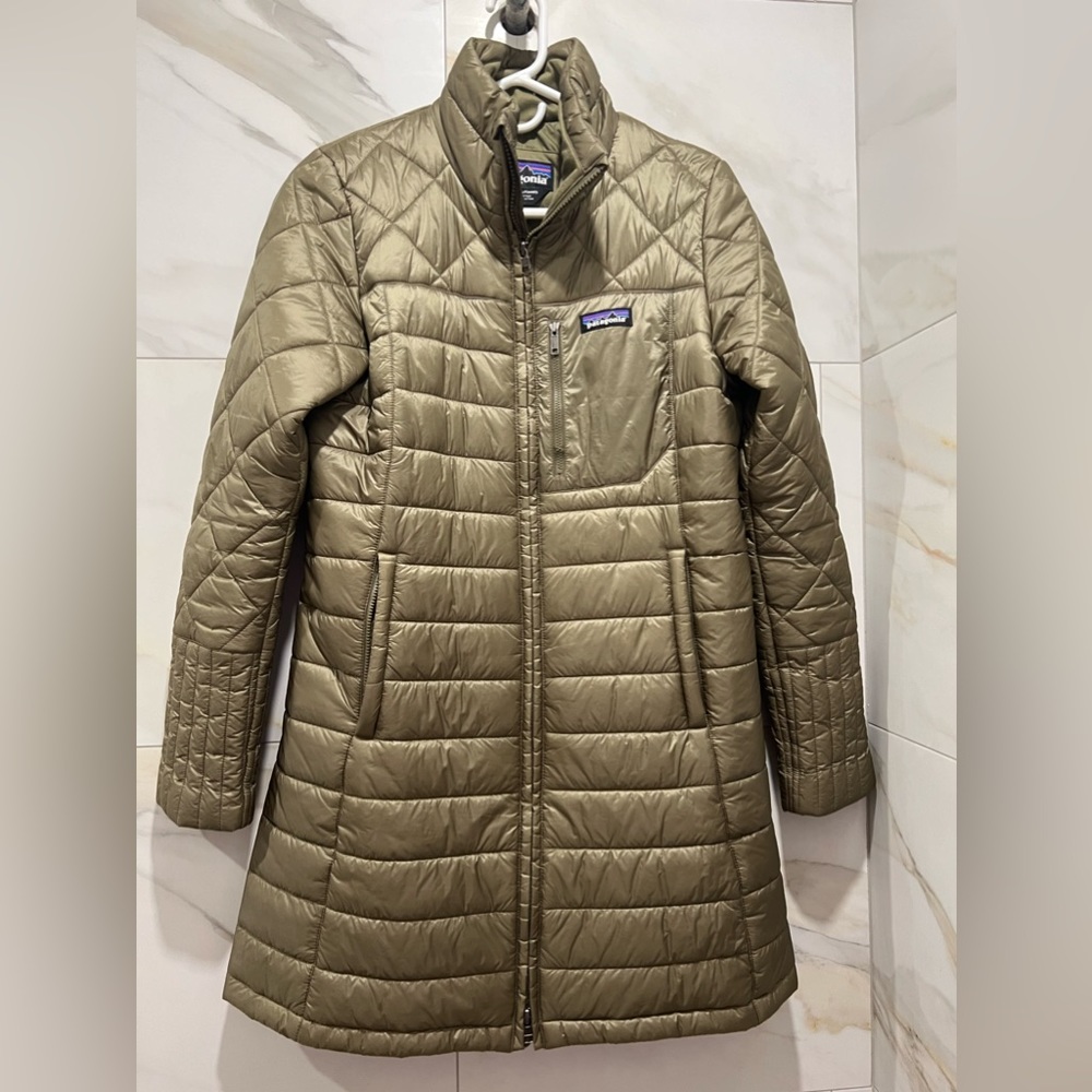Patagonia Olive Quilted Jacket